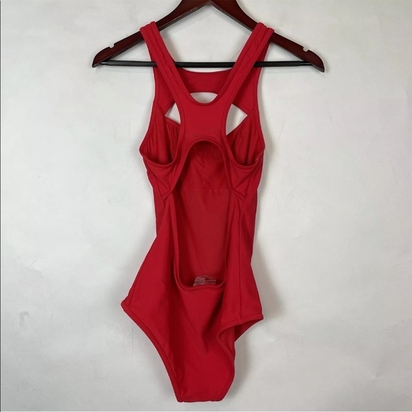 CHROMAT SALDANA RACERBACK ONE-PIECE SWIMSUIT SIZE Small RED cutout Bathingsuit - Picture 6 of 8